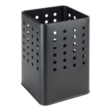 WENKO 54017100 - Θήκη για μαχαιροπίρουνα SILIO 11,5x16,5 cm μαύρη