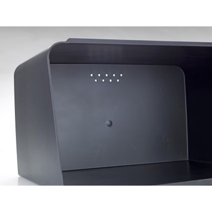 WENKO 54098100 - Ψωμιέρα KUBO 35x26,5 cm μαύρη/καφέ