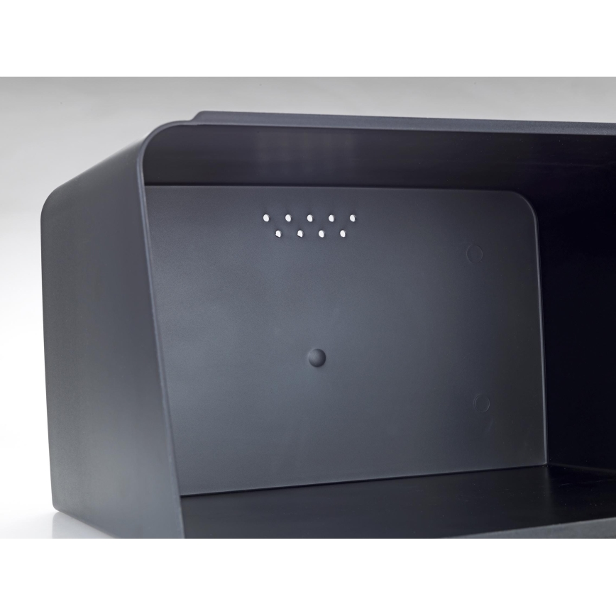 WENKO 54098100 - Ψωμιέρα KUBO 35x26,5 cm μαύρη/καφέ