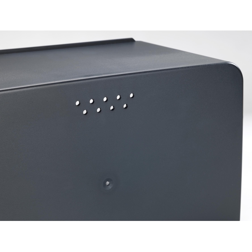 WENKO 54098100 - Ψωμιέρα KUBO 35x26,5 cm μαύρη/καφέ