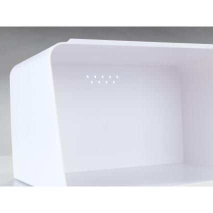 WENKO 54099100 - Ψωμιέρα KUBO 35x26,5 cm λευκή/καφέ