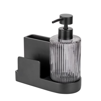 WENKO 54654100 - Οργανωτής PINA 16x17 cm μαύρος