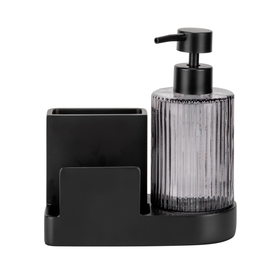 WENKO 54654100 - Οργανωτής PINA 16x17 cm μαύρος