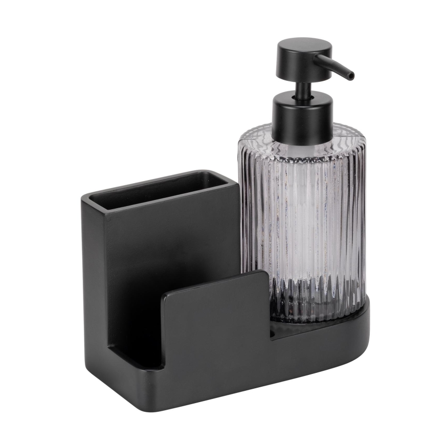 WENKO 54654100 - Οργανωτής PINA 16x17 cm μαύρος