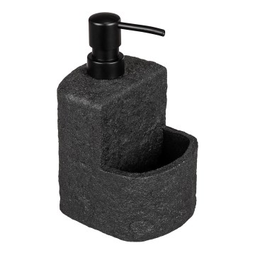 WENKO 54667100 - Δοσομετρητής υγρού σαπουνιού FESTIVAL 10,5x18 cm μαύρος