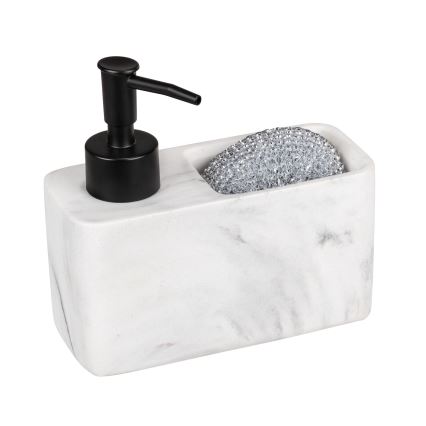 WENKO 54668100 - Δοσομετρητής σαπουνιού RESA 14,5x14,3 cm λευκό/μαύρο