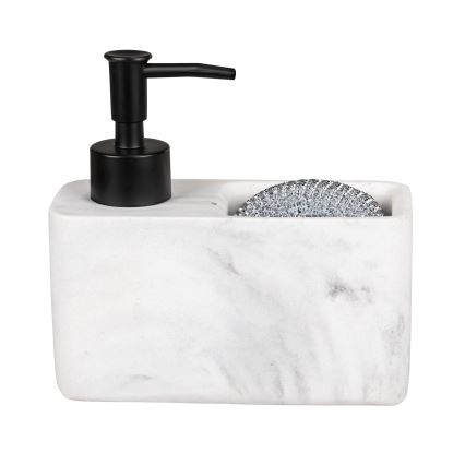 WENKO 54668100 - Δοσομετρητής σαπουνιού RESA 14,5x14,3 cm λευκό/μαύρο