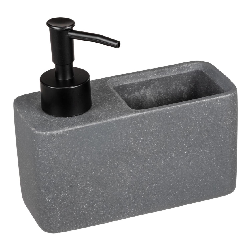 WENKO 54669100 - Δοσομετρητής σαπουνιού RESA 14,5x14,3 cm γκρι/μαύρο