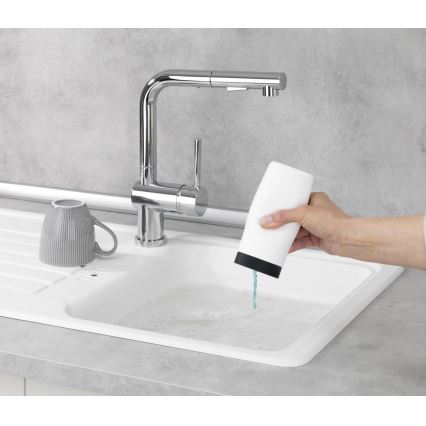 WENKO 54670100 - Δοσομετρητής EASY SQUEEZ-E 6x14 cm λευκό/μαύρο