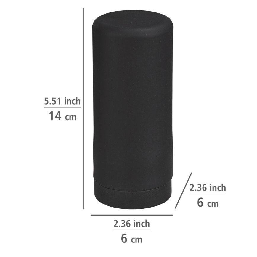 WENKO 54675100 - Δοσομετρητής για υγρό σαπούνι EASY SQUEEZ-E 6x14 cm μαύρο