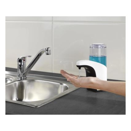 WENKO 54711100-Δοσομετρητής υγρού σαπουνιού BUTLER 300 ml λευκό/διάφανο