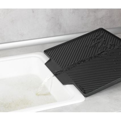 WENKO 54771100 - Δίσκος αποστράγγισης NELIA 34x40 cm μαύρος