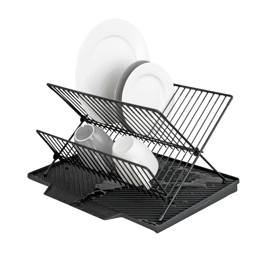 WENKO 54771100 - Δίσκος αποστράγγισης NELIA 34x40 cm μαύρος