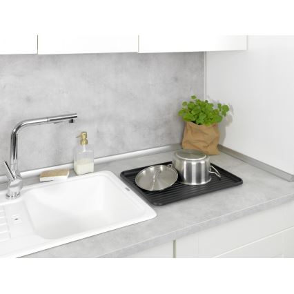 WENKO 54798100 - Στεγνωτήρας πιάτων AMY 42,5x31,5 cm μαύρος