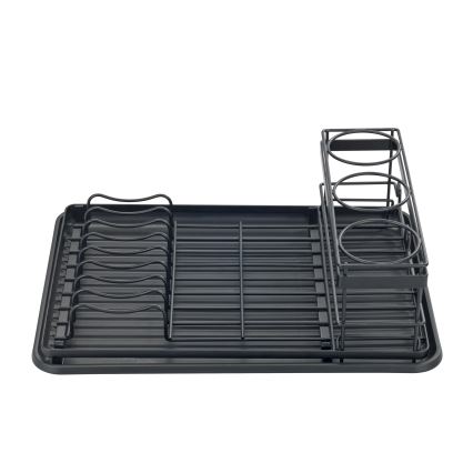 WENKO 54798100 - Στεγνωτήρας πιάτων AMY 42,5x31,5 cm μαύρος