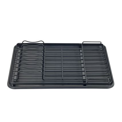 WENKO 54798100 - Στεγνωτήρας πιάτων AMY 42,5x31,5 cm μαύρος