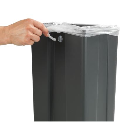 WENKO 54903100 - Καλάθι για πόρτα 26x36,5 cm γκρι/ασημί