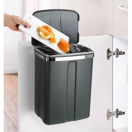 WENKO 54903100 - Καλάθι για πόρτα 26x36,5 cm γκρι/ασημί