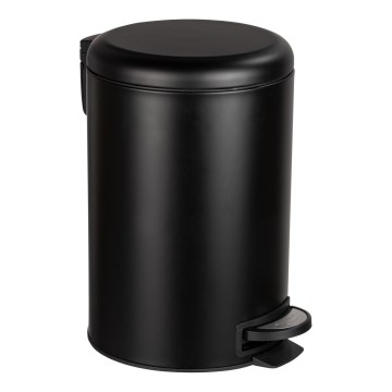 WENKO 54913100 - Κάδος απορριμμάτων LEMAN 25x38 εκ. μαύρος