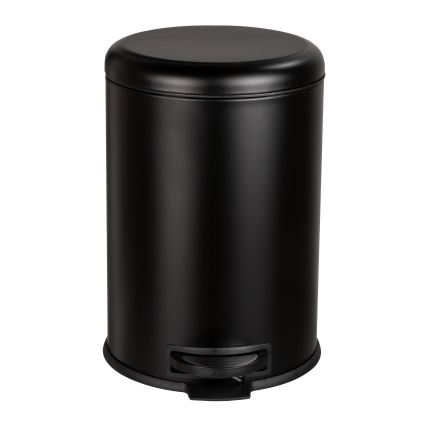 WENKO 54913100 - Κάδος απορριμμάτων LEMAN 25x38 εκ. μαύρος
