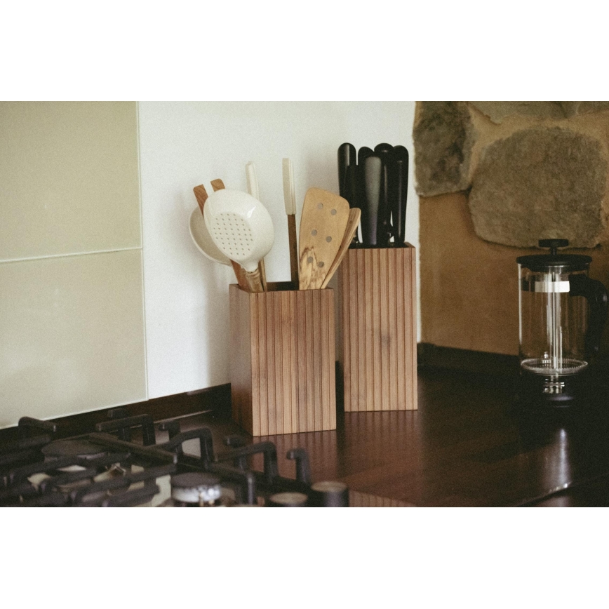 WENKO 54941100 - Σετ μαγειρικών σκευών 3 τεμ. 11x18 cm καφέ