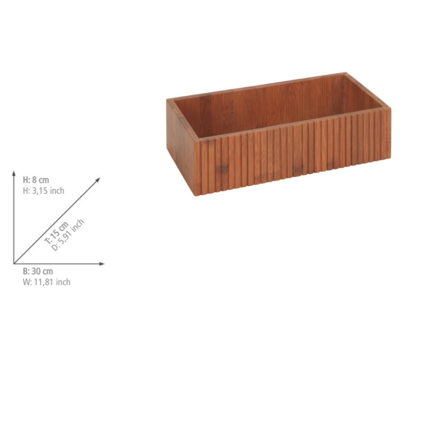 WENKO 54943100 - Κουτί MERA 30x15 cm καφέ