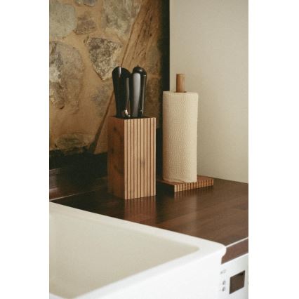 WENKO 54946100 - Βάση για ρολά MERA 15x33 cm καφέ