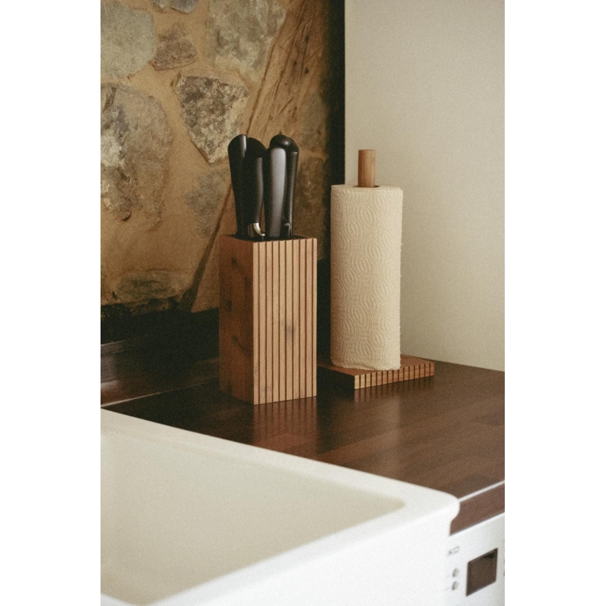 WENKO 54946100 - Βάση για ρολά MERA 15x33 cm καφέ