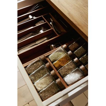 WENKO 54950100 - Οργανωτής μπαχαρικών ANNI 38x20 cm, καφέ