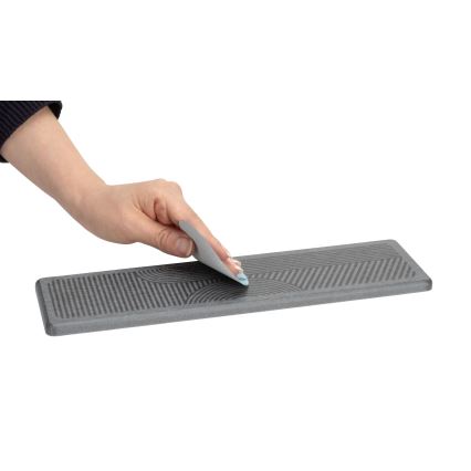 WENKO 54957100 - Πατάκι αποστράγγισης DAMON 30x8 cm γκρι