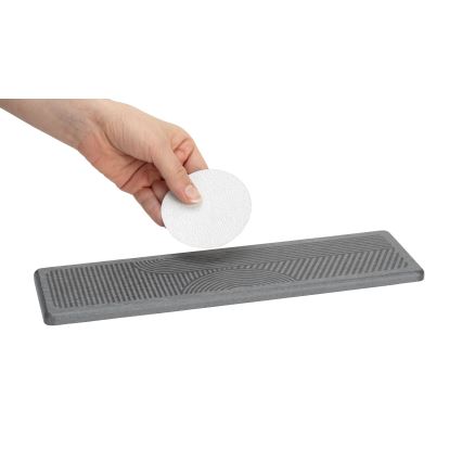 WENKO 54957100 - Πατάκι αποστράγγισης DAMON 30x8 cm γκρι