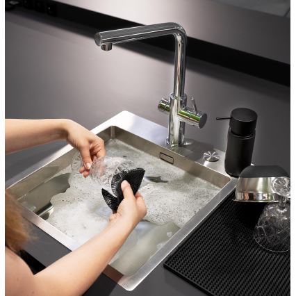 WENKO 55030100 - Σφουγγάρι BLACK OUTDOOR KITCHEN 12x1,2 cm μαύρο