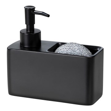WENKO 55076100 - Δοσομετρητής υγρού σαπουνιού BLACK OUTDOOR KITCHEN 14,5x14,3 cm μαύρος