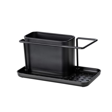 WENKO 55078100 - Οργανωτής BLACK OUTDOOR KITCHEN 21x12 cm ανοξείδωτος/μαύρος