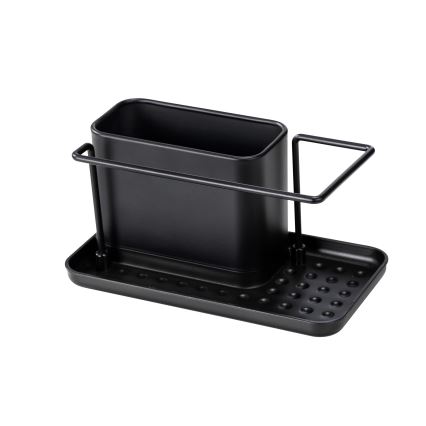 WENKO 55078100 - Οργανωτής BLACK OUTDOOR KITCHEN 21x12 cm ανοξείδωτος/μαύρος