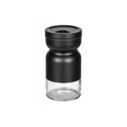 WENKO 55081100 - Σετ μπαχαρικών BLACK OUTDOOR KITCHEN 12x14,5 cm διάφανο/μαύρο