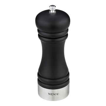 WENKO 55082100-Μύλος αλατιού BLACK OUTDOOR KITCHEN 5x17,5 cm ασημί/μαύρο/λευκό