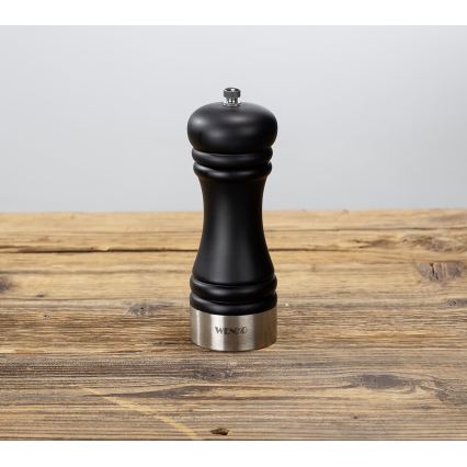 WENKO 55082100-Μύλος αλατιού BLACK OUTDOOR KITCHEN 5x17,5 cm ασημί/μαύρο/λευκό