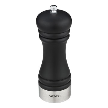 WENKO 55083100-Μύλος πιπεριού BLACK OUTDOOR KITCHEN 5x17,5 cm μαύρο/λευκό