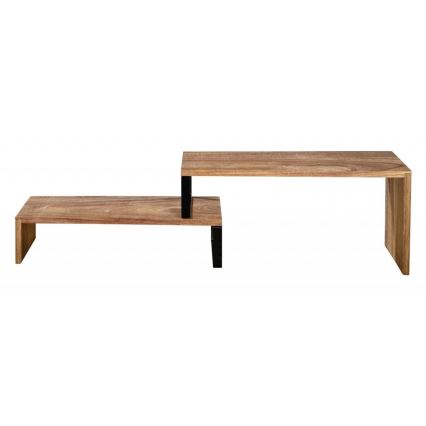 WENKO 55097100-Ράφι BLACK OUTDOOR KITCHEN 36x16 cm καφέ/μαύρο