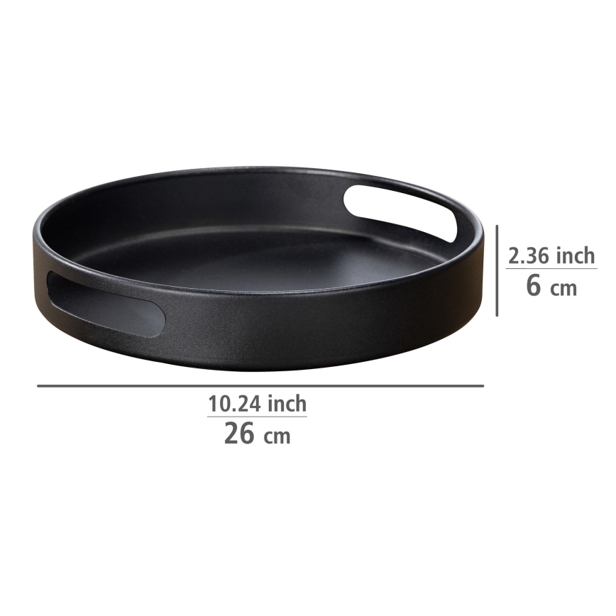 WENKO 55098100 - Δίσκος BLACK OUTDOOR KITCHEN 26x6 cm μαύρος