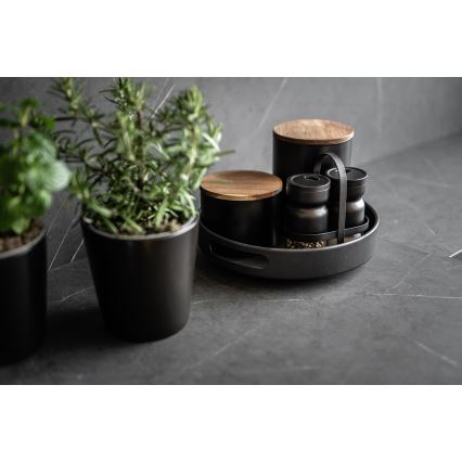 WENKO 55098100 - Δίσκος BLACK OUTDOOR KITCHEN 26x6 cm μαύρος