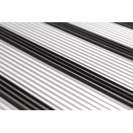 WENKO 601011100 - Σκαλοπάτι ALU-DESIGN 44x101 cm ασημί/μαύρο