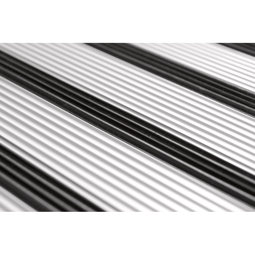 WENKO 601011100 - Σκαλοπάτι ALU-DESIGN 44x101 cm ασημί/μαύρο