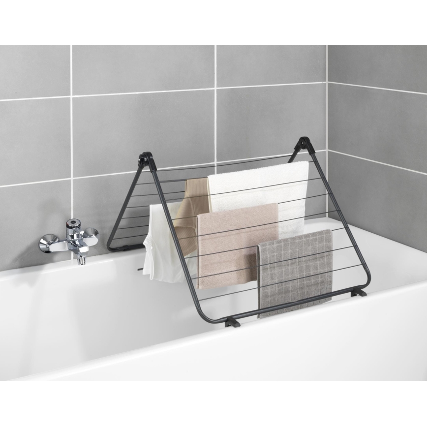 WENKO 63003100 - Απλώστρα ρούχων CHAMPION 65 x 114 εκ. μαύρη