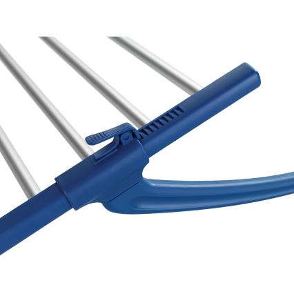 WENKO 63005800 - Απλώστρα ρούχων 37,5 x 21 εκ. ανοξείδωτο/ασημί/μπλε