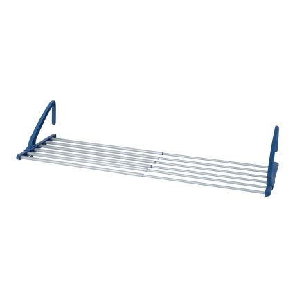 WENKO 63005800 - Απλώστρα ρούχων 37,5 x 21 εκ. ανοξείδωτο/ασημί/μπλε