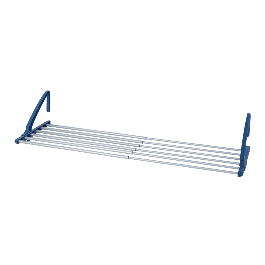 WENKO 63005800 - Απλώστρα ρούχων 37,5 x 21 εκ. ανοξείδωτο/ασημί/μπλε