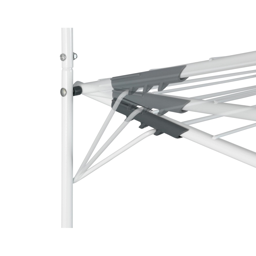 WENKO 63010800 - Απλώστρα ρούχων 51x142 cm λευκό/γκρι