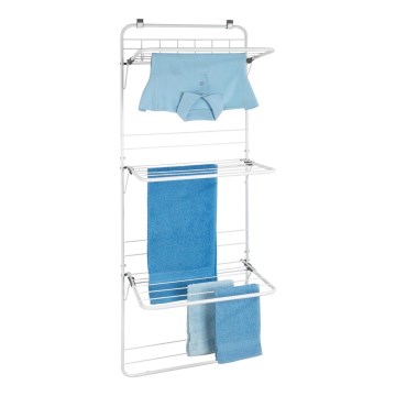 WENKO 63010800 - Απλώστρα ρούχων 51x142 cm λευκό/γκρι
